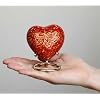 Handmade Ceramic Heart Pet Urn Durable Memorial <b>Casket</b> <b>for</b> Pets - Product Image 3