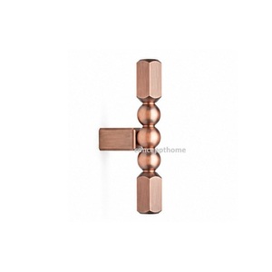 T-Shaped Brass Custom Finish Cabinet Handle Eco-Friendly Antirust Minimalist Design Durable Furniture Knob for Drawer Dresser - Product Image 5