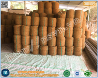 Corde en fibre de coco naturelle de haute qualité, écologique, pour l'élevage de moules, provenance Ben Tre Vietnam, en rouleaux, contactez Mme Hanie