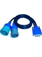 Câble de connexion en Y Linkyou 493148 6 broches + 9 broches Deutsch pour et Nexiq