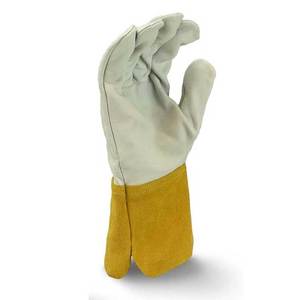 Gants de soudure en cuir épais personnalisés, résistants à la chaleur, à manches longues, pour la protection contre le feu - Product Image 5