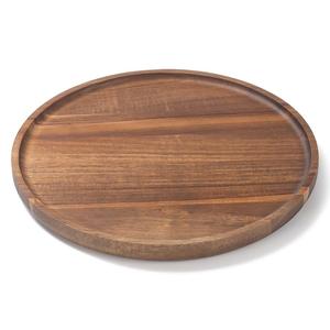 Plateau de service élégant en bois massif de qualité supérieure pour le thé, le café, le petit-déjeuner, ou comme plateau de présentation pour l'ottoman - Product Image 2