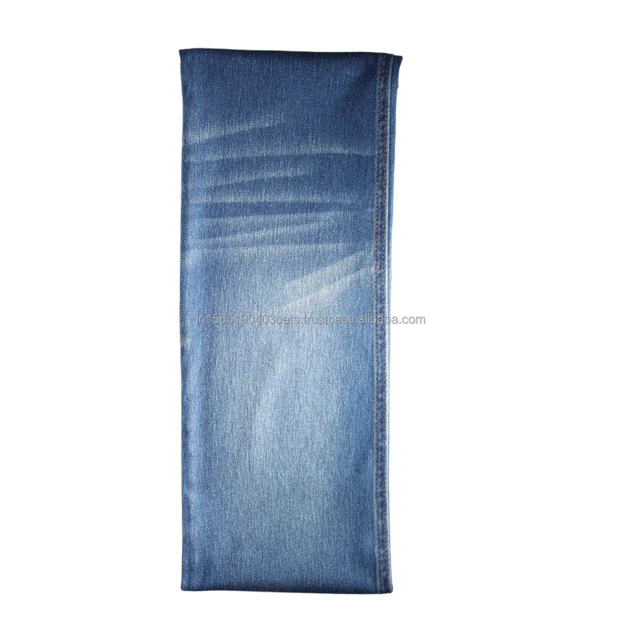 Denim 55 pollici 57.6 cotone 30.7 poliestere 11.7 Spandex tessuto a maglia per pantaloni di fondo giacche Leggings più venduti all'ingrosso