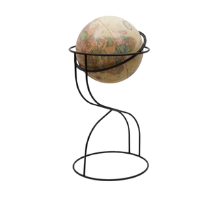 Globo Terráqueo Metálico Interactivo Premium para Decoración de Hogar u Oficina, Mapa Educativo de Escritorio, Aprendizaje de Geografía, Exploración Mundial, Regalo - Product Image 1
