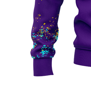 Sudadera de Hombre con Logotipo Personalizado de Fábrica, Bordado 3D, Corte Regular, 100% Algodón, Felpa, Impresión por Sublimación - Product Image 3