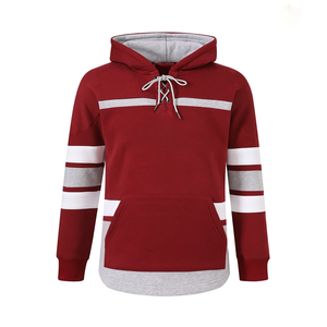 Sweat à capuche de hockey Texas Southern Maroon, sweat à capuche de hockey personnalisé, bordeaux, lettres grecques brodées, coton molletonné unisexe - Product Image 1