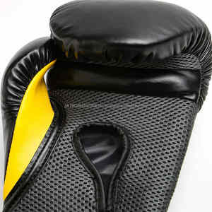 Guantes de boxeo personalizados para entrenamiento hechos en cuero/guantes de boxeo de cuero Pu al mejor precio guantes de boxeo con correa de piel de vaca profesional - Product Image 2