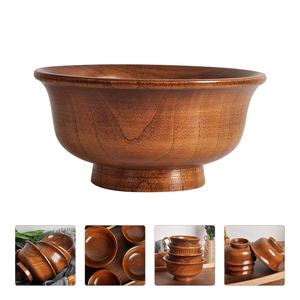 Tazón para Servir y Sopa 100% Natural de Madera de Acacia, Desechable, Ecológico, a Prueba de Fugas, para Uso en el Hogar, Hoteles y Restaurantes - Product Image 5