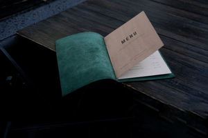 Porte-menu et couverture en cuir véritable élégant et luxueux pour restaurant, avec protection anti-odeur pour café, hôtel, salle à manger LMC-0083 - Product Image 4