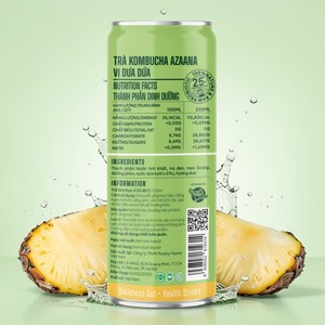 Bebida Estilo Kombucha de Melón y Piña al por Mayor, Fabricante de Marca Privada OEM Personalizada - Product Image 5