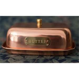 Elegante Mantequillera de Cobre Martillado con Tapa, Contenedor Aislado para Alimentos, Ideal para Hoteles y Restaurantes, Estuche para Mantequilla en Oro Rosa - Product Image 3