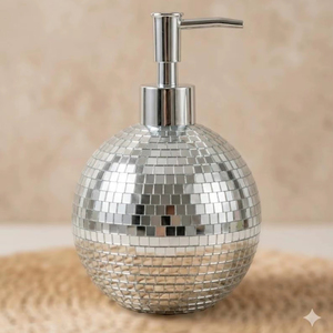 Luxury Crystal Decorative Round <b>Soap</b> <b>Holder</b> Elegant Vanity Accessory Ideal for Bathroom Home and Special Occasions From India - Product Image 1