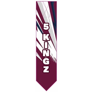 Etiquetas de la Liga de Rugby 5Kingz Sports, Diseño Azul y Amarillo, Duraderas, Ecológicas, Ligeras, Equipo Deportivo para Equipos, MOQ Bajo, Económicas - Product Image 4