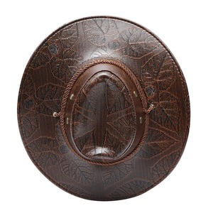 GENERSA SPORTS Sombrero de Vaquero Unisex de Poliéster con Diseño de Camuflaje Marrón y Adorno de Pluma, para Exteriores, Cuatro Estaciones, Casual, para Adultos - Product Image 3