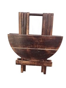 Mesa Auxiliar Plegable de Madera, Mesa Redonda Decorativa, Mesa de Centro para Sala de Estar o Patio - Product Image 3