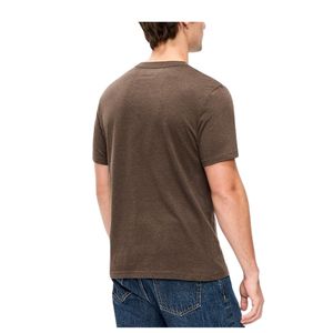 เสื้อยืดผู้ชายเรียบง่าย แขนสั้น สวมใส่สบาย เหมาะสำหรับใส่ทุกวัน แฟชั่นทันสมัย รับผลิตแบบ OEM ตามสั่ง - Product Image 4