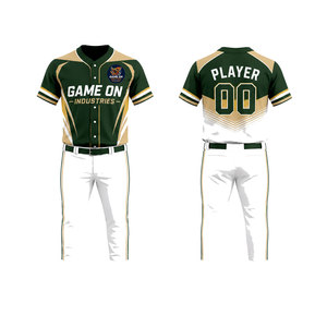 Uniforme de Béisbol de Color Sólido de Alta Calidad, Último Diseño, Nuevo Estilo, Fabricación Profesional - Product Image 2