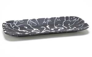Plateau rectangulaire en résine blanche de 5 pouces, design moderne, passe au lave-vaisselle et respectueux de l'environnement, pour la restauration - Product Image 5