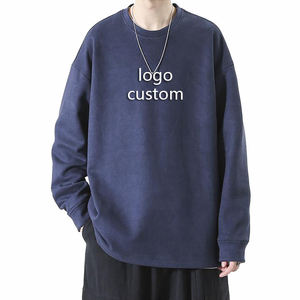 Sudadera de Hombre con Estampado Ácido, Estilo Casual, Nueva Colección, Alta Calidad, Tinte Liso, Talla Grande - Product Image 4