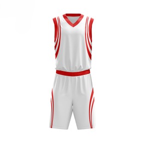 Tenue de basket-ball pour homme au design très attrayant, look classique, coupe ajustée, confortable et durable. - Product Image 3