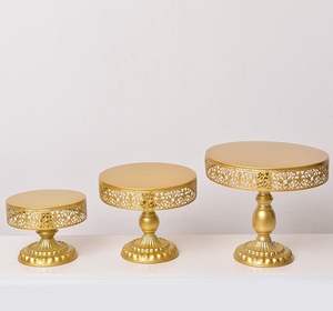 Elegante Soporte Metálico Decorativo para Pasteles, para Presentación de Postres en Panaderías, con Pedestal Elegante y para Exhibición en Fiestas - Product Image 5