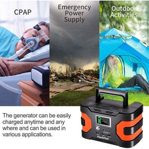 Estación de Energía Portátil Flashfish de 200W de Potencia Máxima, 166Wh, 45000mAh, Batería de Respaldo de Litio para CPAP, 110V, 150W, Energía Solar, Camping - Product Image 5