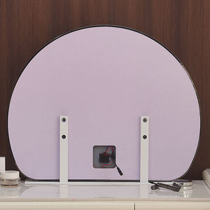Miroir de salle de bain moderne Daystar Trade, demi-rond en verre, rétroéclairé par LED, double éclairage latéral, capteur tactile, miroir mural pour vanité - Product Image 4