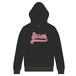 OEM Customized Black Soror Pullover <b>Hoodie</b> Greek Sorority Womens <b>Pink</b> & Green College Sisterhood Stylish Casual <b>Hoodie</b> Apparel - Product Image 5