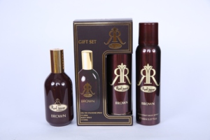 Set de Regalo de Fragancia Marrón Nayaab Perfumes (Eau de Cologne en Spray 120ml, Desodorante Corporal Unisex en Spray 150ml) - Encantador y Duradero - Product Image 6