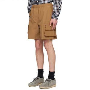 กางเกงขาสั้นคาร์โก้ผู้ชาย ทรงหลวม 3/4  สำหรับวิ่ง มี 3 กระเป๋า เอวยางยืด ผ้าฝ้าย เหมาะสำหรับเดินป่า - Product Image 3