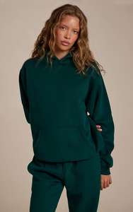 Conjunto Deportivo de Dos Piezas con Capucha para Mujer, Informal, Cómodo, de Color Sólido - Product Image 4