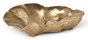 Cuenco de fruta de Metal al por mayor, cuenco decorativo de aluminio dorado personalizado hecho a mano, cuencos de aluminio modernos de lujo para deshierbe y uso en fiestas - Product Image 3