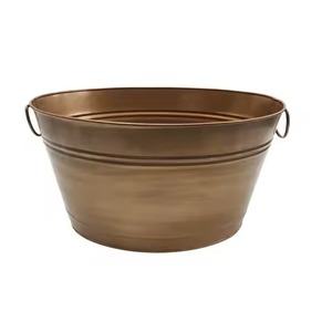 Bañera de hielo metálica para servicio hotelero, enfriador de bebidas de acero inoxidable, cubo enfriador para fiestas, enfriador de vino y cerveza para uso en fiestas - Product Image 6