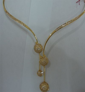 สร้อยคอทองคำดีไซน์เรียบหรู ประดับจี้รูปอินฟินิตี้สุดเก๋และฝุ่นเพชรระยิบระยับ มีจำหน่ายในราคาขายส่ง - Product Image 4