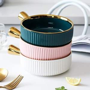 Tazón de Cerámica Beige Estilo Indio con Detalle Decorativo en Forma de Tornillo, Tazón de Cerámica Único para Servir Ensaladas, Pasta y como Centro de Mesa - Product Image 1