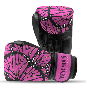 ถุงมือชกมวยหนังแท้ Venomous Butterfly Pro Design คุณภาพระดับมืออาชีพ ปิดด้วยเวลโคร พร้อมที่รัดข้อมือ ประสิทธิภาพสูง - Product Image 4