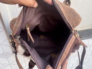 Nouveauté 2026 : Sac à bandoulière Speedy en cuir repoussé à la main avec fermeture éclair, en peau à poils, style classique, pour femme, usage quotidien - Product Image 6