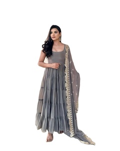 ชุดอนาลกาลิแบบพรีเมี่ยมสำหรับผู้หญิงชุดสูทแบบชาวปากีสถานชุดสูทแบบลำลองสำหรับใส่ในงานแต่งงานเสื้อตัวยาว - Product Image 1