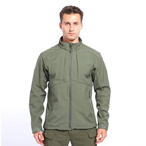Venta al por mayor de calidad superior de invierno chaqueta de concha suave con capucha para los hombres con logotipo personalizado de material impermeable ecológico y de secado rápido - Product Image 2