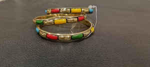 Ensemble de bracelets en laiton de luxe intemporel, faits à la main, ajustables, personnalisables, style moderne, bijoux tendance pour femmes - Product Image 4