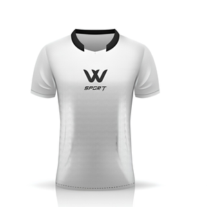Camiseta Deportiva Blanca de Fútbol para Mujer con Logotipo Estampado, Cuello Redondo, Sin Mangas, Personalizada para Todas las Temporadas, Tela de Poliéster/Algodón - Product Image 1
