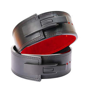 Nouvelle ceinture de musculation en cuir avec logo personnalisé pour la musculation et le fitness - Product Image 1