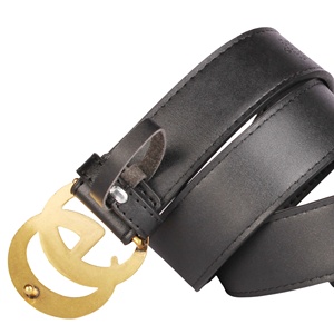 Cinturón de Cuero Automático con Hebilla Rectangular de Acero Negro Sólido, Duradero, Formal, para Hombre, Moldeado en una Sola Pieza - Product Image 5