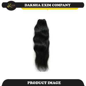 Extensiones de cabello humano Remy de doble trama, 20-30 pulgadas, cuerpo ondulado, cutícula alineada, sensación suave, indio crudo, novedad - Product Image 4