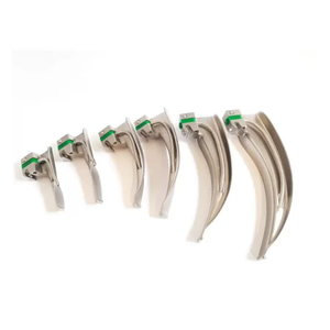 Dispositif médical, laryngoscope métallique conventionnel, lames en acier inoxydable rechargeables, ensemble de laryngoscopes LED - Product Image 6
