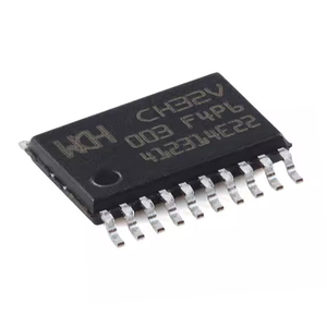 CH32V003F4P6 CH32V TSSOP-20 MCU de grado industrial, microcontrolador de un solo chip, servicio de lista de materiales (BOM) en stock, placa de circuito integrado IC - Product Image 1