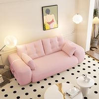 78,7 \ "Rosa multifuncional para tela de peluche sofá cama relleno de espuma cama para perro perezoso sofá para humanos para cama de sala de estar