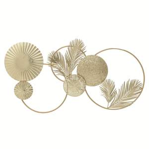 Nouveauté : Sculpture murale en fil métallique décorative, design moderne, motif floral, pour la maison, en fer, taille personnalisable - Product Image 3