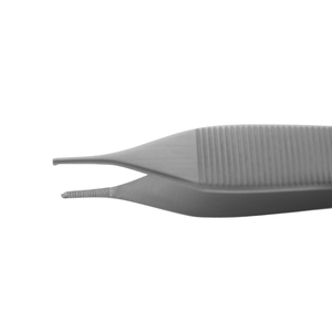 Pinzas Adson para tejido, 4-3/4 pulgadas, dentadas, delicadas, de acero inoxidable, para uso quirúrgico y de apósitos, instrumento médico - Product Image 3