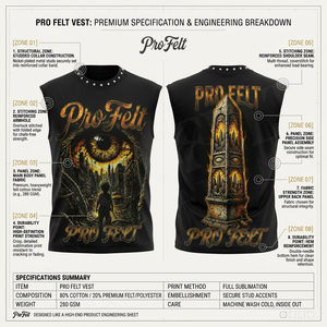 Débardeur graphique sans manches épais, style streetwear urbain, en jersey de coton de haute qualité, couleur unie - Product Image 3